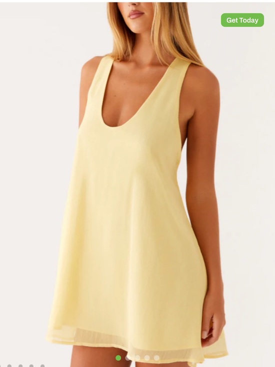 Peppermayo Dresses & Skirts - Peppermayo industry mini dress in yellow